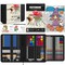 206 Drawing Set Sketching Kit,Art Supplies with 3-color Sketchbook & Coloring Paper,Include Tutorial, Colored, Graphite, Charcoal, Watercolor & Metallic Pencil,for Artists Adults Teens Beginner